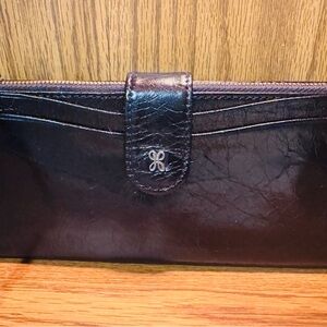 Dunn Leather Continental Hobo Bifold Wallet